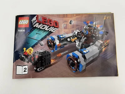 The Lego Movie 70806 Instructional Manual Only - Image 1 of 2