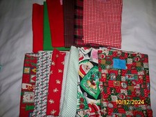 COTTON QUILTING FABRIC ASSORTED CHRISTMAS VTG - UNBRANDED - U-PICK 1