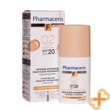 Pharmaceris F Intense Coverage Long Lasting Fluid Foundation 02 Sand SPF20 30ml