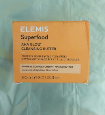 BRAND NEW ELEMIS Superfood AHA Glow Cleansing Butter Full Size Retails for $39