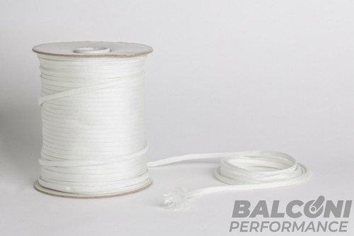 Funda fibra vidrio trenzada incombustible para cables Alta Temperatura blanco - Imagen 5 de 5