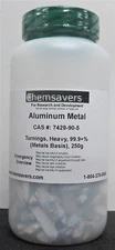 Aluminum Metal, Turnings, Heavy,  99.9+% (Metals Basis), 250g