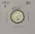 1941-P BU Mercury Dime, Item 4220