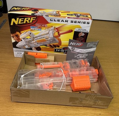 Nerf N-Strike Clear Deploy CS-6 Working Light transforms into