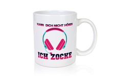 Kann dich nicht hören | Gamer | Zocker | Gaming - Tasse Weiß