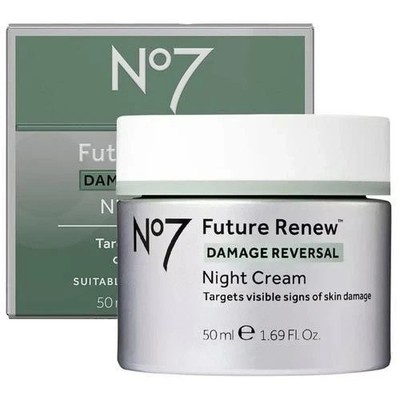 No7 FUTURE RENEW Damage Reversal Night Cream 50ml UK