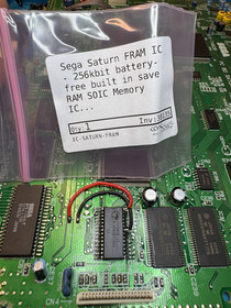 Sega Saturn FRAM / RECAP INSTALL SERVICE