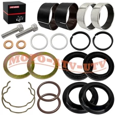 39mm Front Fork Bushing Dust Oil Seals Rebuild Kit For Harley XL883 XL1200 90-13