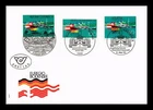 Dr Jim Stamps Switzerland Germany Austria Triple Fdc Euregio Bodensee 1993