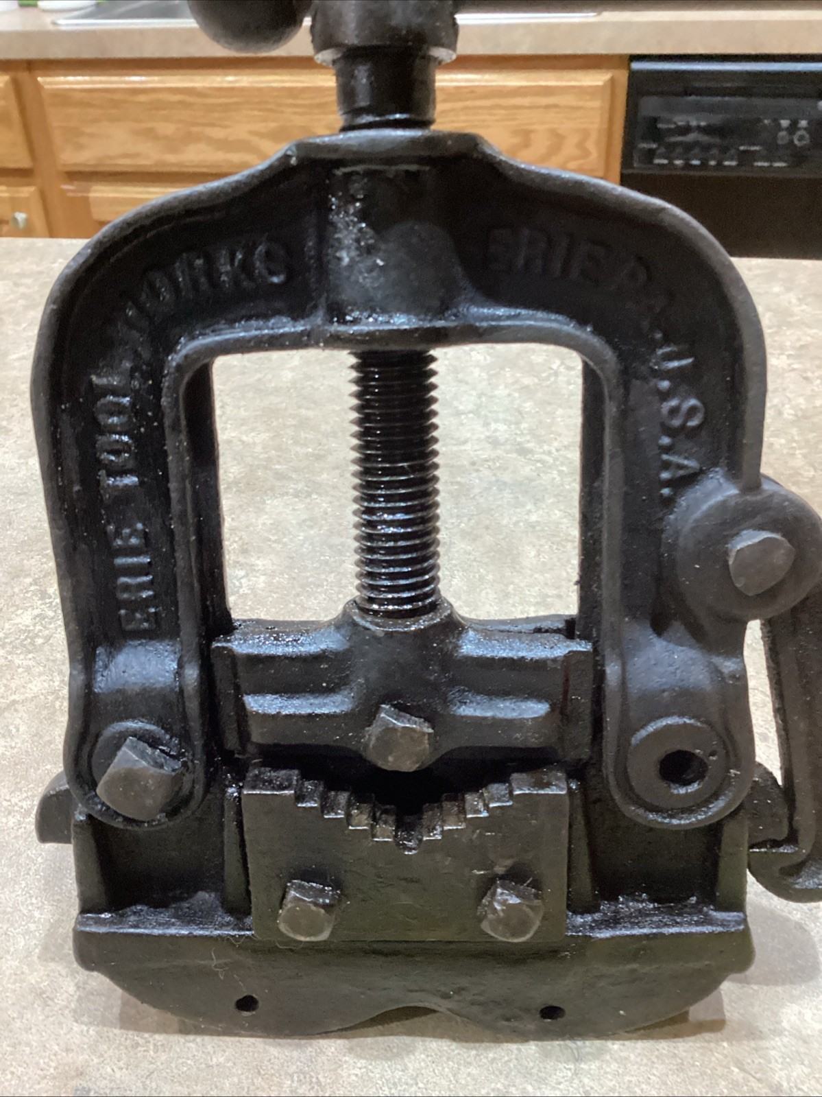 Vintage Erie Tool pipe Vise No.00S. USA | eBay