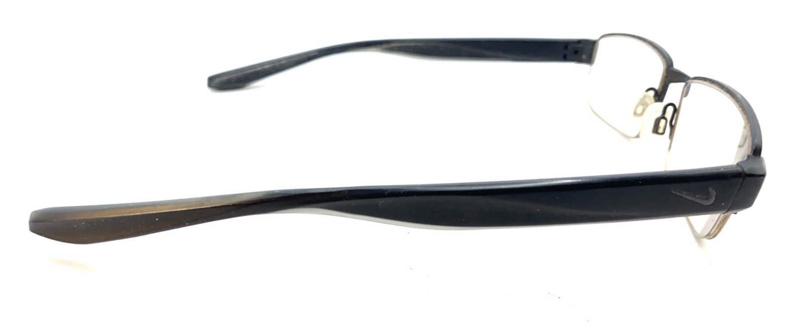 Nike  8170 002 Black Half Rim Metal Eyeglasses Frames 55-18 140 Men Women Sport thumbnail 5