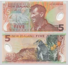 NEW ZEALAND 5 Dollars (2006) UNC P. 185b