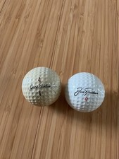 Vintage Jack Nicklaus MacGregor Golf Balls Muirfield Lot Of 2 Signature Logo