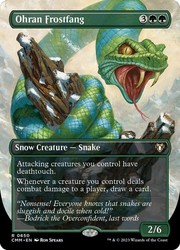 Ohran Frostfang (Borderless) - Commander Masters #650