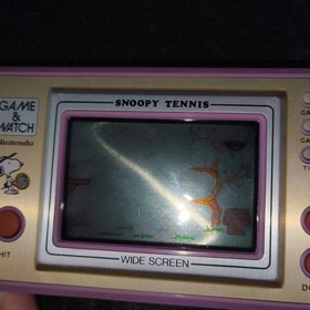 JUNK, Nintendo Game & Watch Snoopy Tennis SP-30 Wide Screen Boxed - Sound Works