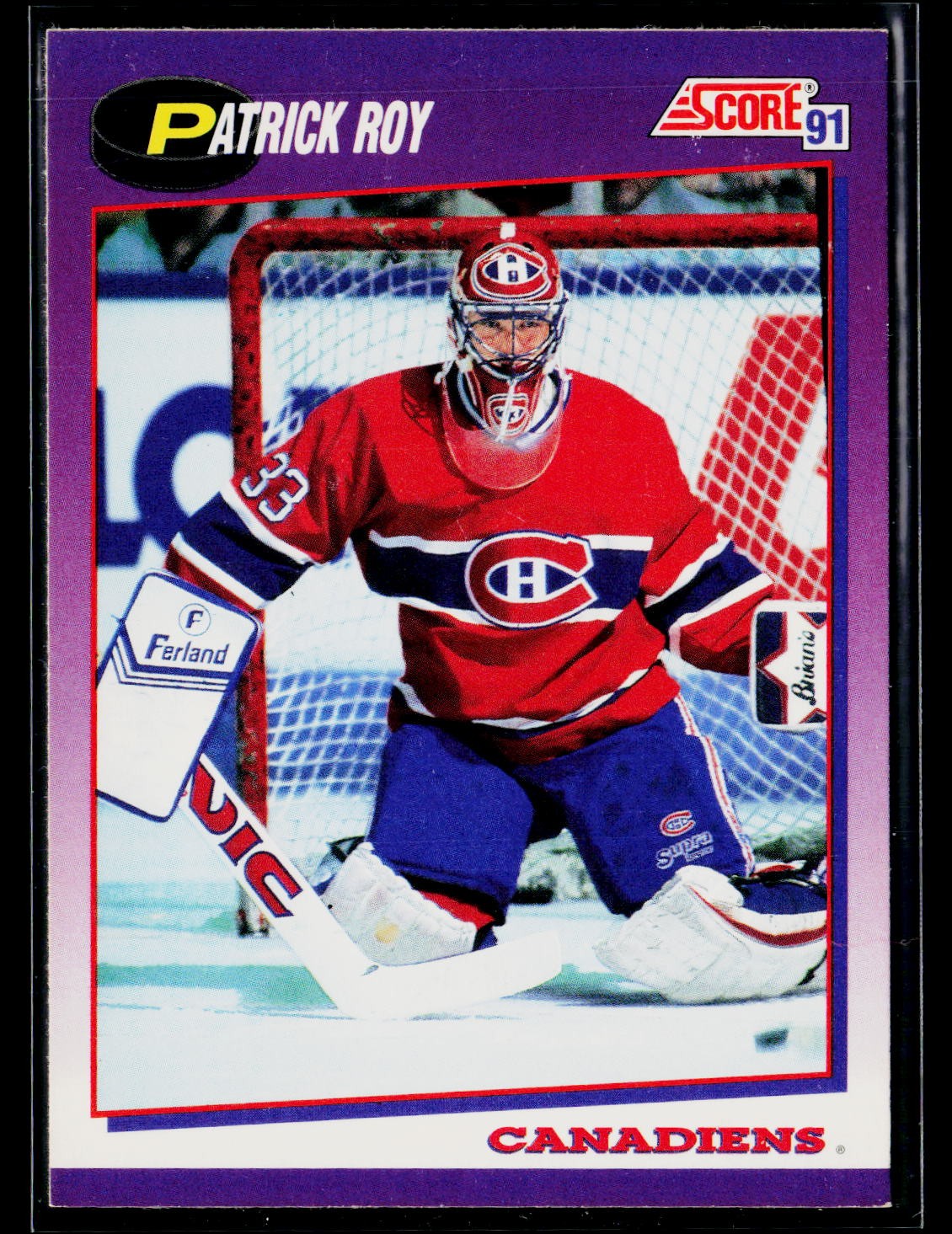 Patrick Roy 1991-92 Score American #75 Montreal Canadiens
