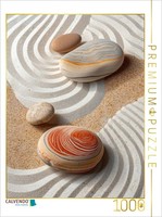 Calvendo Puzzle Quiet In The Sand - Zen | 1000 Pieces, Finished Size 25.2 × 18.9