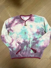 USED KAPITAL CAPITAL TIE DYE PEACE FLEECE GOOD M-B89F