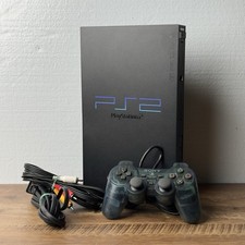 Sony PlayStation 2 SCPH-50001/N Fat PS2 Black Console Warranty Sticker Intact