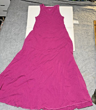 Soft Surroundings Magenta Long Tank Dress Sz XS Cottage Core Very Soft