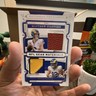 2025 Panini National Treasures NFL Gear Combo Materials Stafford Nacua Rams