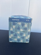 1950s - 60s LANVIN Paris Arpege Extrait Perfume New SEALED In Box Number 870