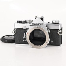 Olympus OM-1 MD SLR Film Camera Body Chrome OM1 Read 386