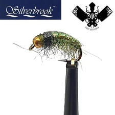 12 x Silverbrook Hot Depth Raider Shrimp Weighted Lure Trout Flies Fly Fishing