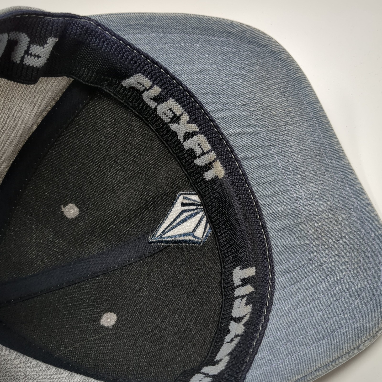 Volcom Stone Logo Fitted Hat Gray Medium Embroide… - image 8