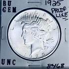 1925 P BU GEM PEACE SILVER DOLLAR UNC MS+++ U.S. MINT RARE COIN 8468