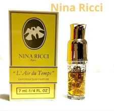 Nina Ricci L'Air du Temps 7mL Vaporisateur Parfum Miniature Bottle