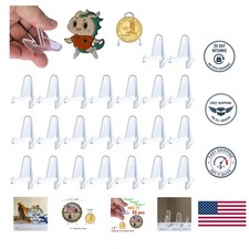 Multi-Purpose Clear Acrylic Display Stands - 25 PCS, Ideal for Home  Office