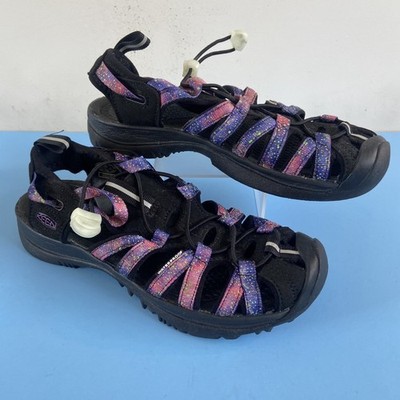 KEEN Womens Sz 7.5 Whisper Closed-Toe Sandals Space Pink Purple Walking Hiking