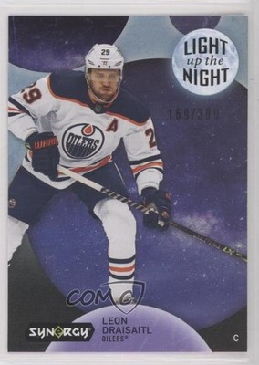 2022 Upper Deck Synergy Light Up The Night Blue /399 Leon Draisaitl #LN-LD 07pz