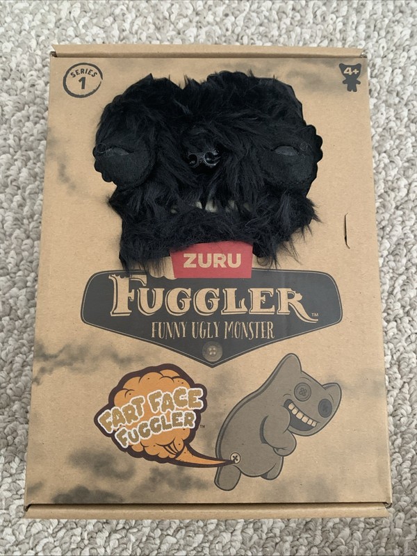 Zuru Fuggler Plush Toy Unisex Black NEW Fart Face Munch Munch Fuggler Series 1