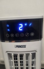 Princess Portable Air Cooler Smart White Timer 3 Speed Oscillating 70W Working. 