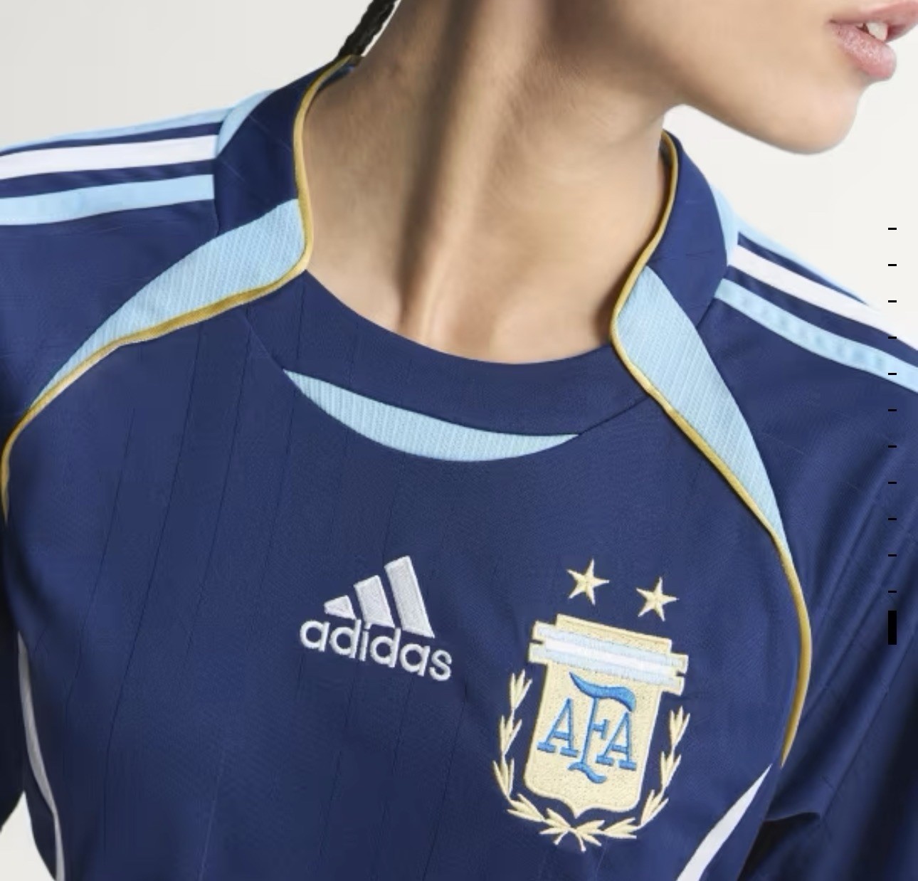 CAMISETA SELECCION ARGENTINA RECONSTRUCTED BRINGBACK 2006 MUJER ADIDAS thumbnail 4