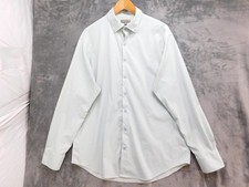 Peter Millar Summer Comfort Shirt Mens XL Green Striped Button-Down Stretch