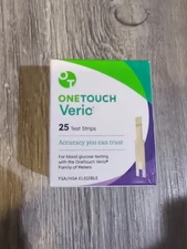 OneTouch Ultra  Glucose Blood Test Strips  25ct 10/2026 **Free Shipping**