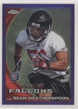 2010 Topps Chrome Retail Purple Refractor 479/555 Sean Weatherspoon #C171 fm0