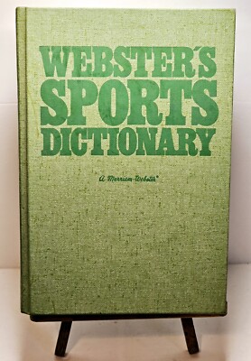 Vintage Webster's Sports Dictionary 1976 Hardback 