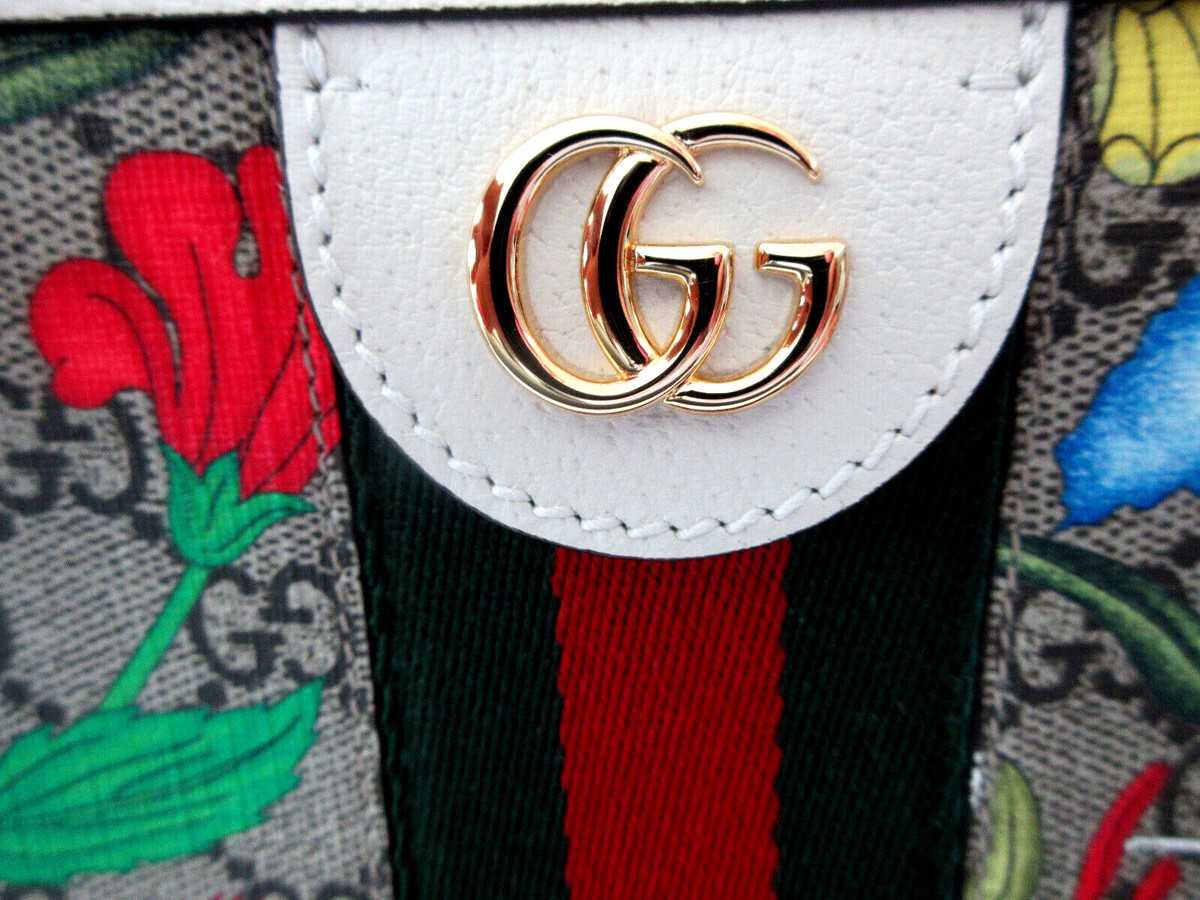 Gucci Ophidia GG Floral Shoulder Bag 503877 100% AUTHENTIC