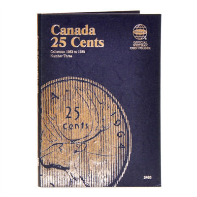 Canada Quarters (25 Cents) #3: 1953-1989 - Official Whitman Coin Folder