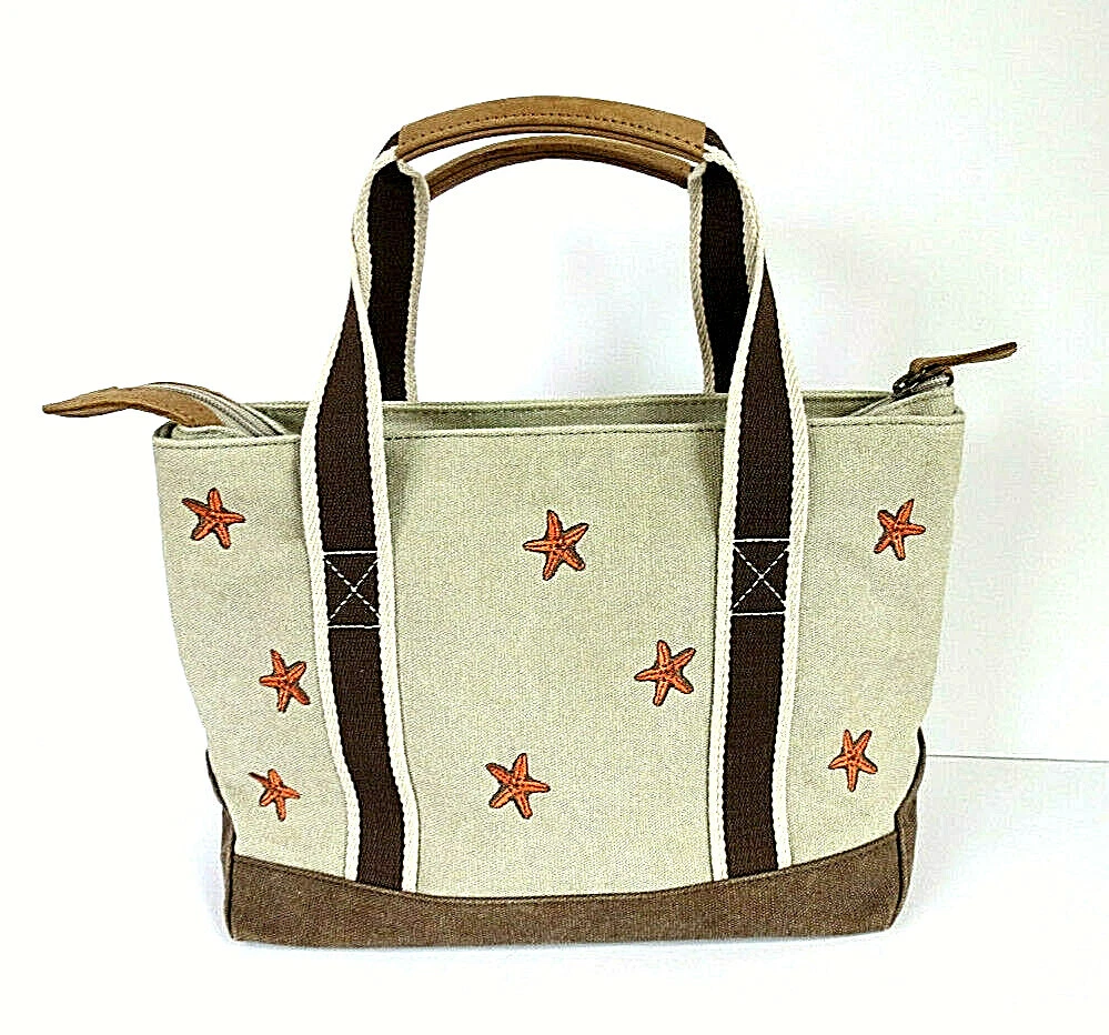 Vintage ll bean leather cheap tote