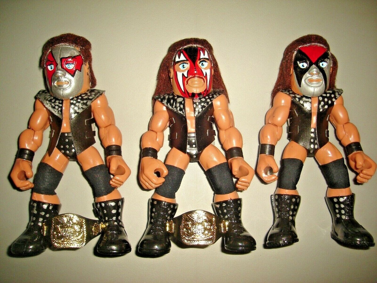 CRUSH FIGURE AX & SMASH DEMOLITION WWE WWF WRESTLING