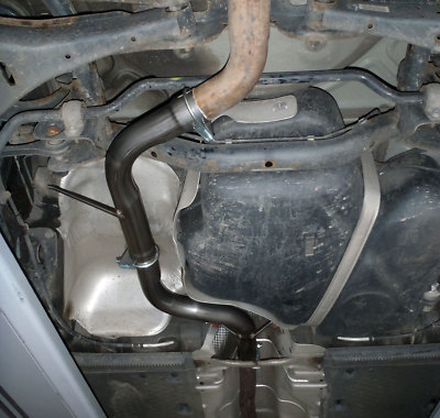 VW Scirocco 2.0 TSi Centre resonator mid silencer straight pipe