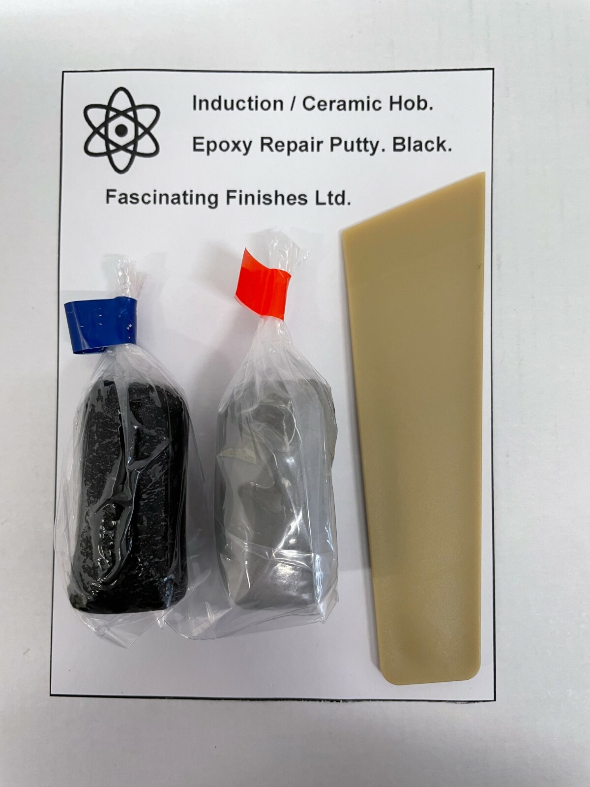 Ceramic / Induction Hob Epoxy Putty Repairs Chipped & Damaged Edges. Black. 38g eBay