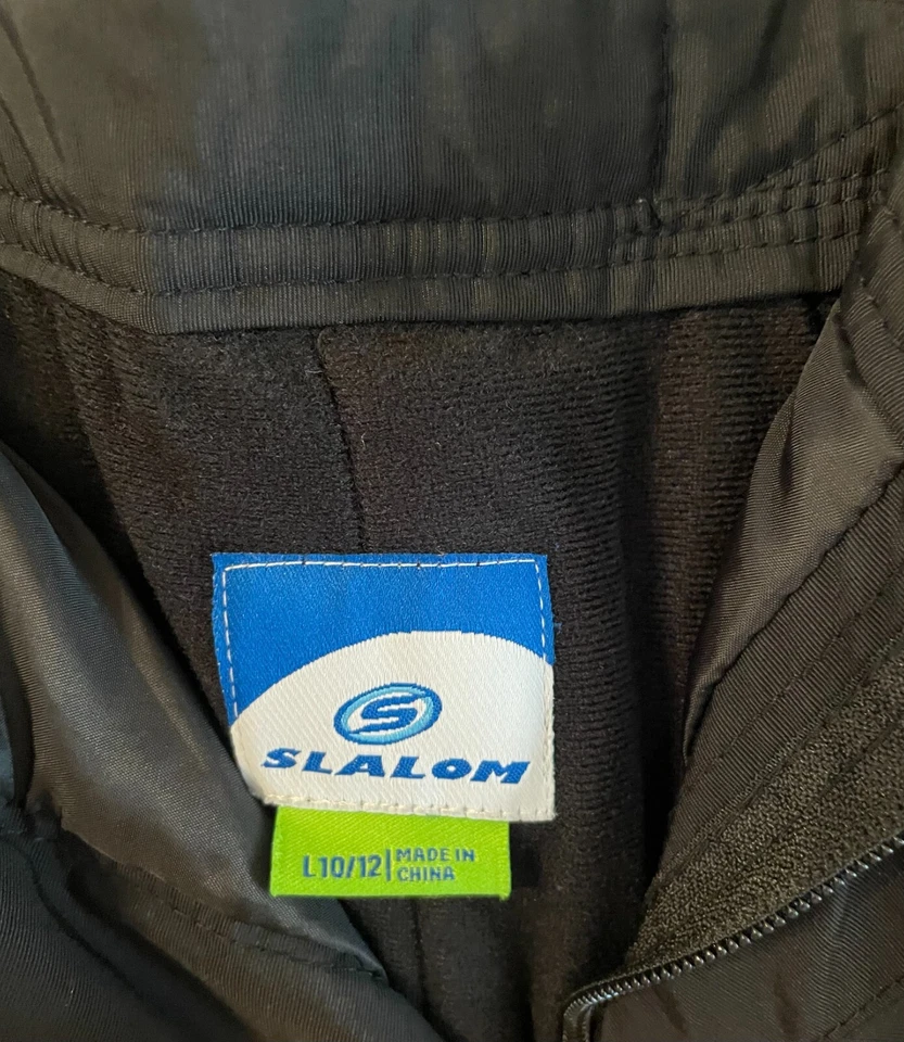  SLALOM Kid’s Ski / Snowboard Pants Black Size L (10/12) - Image 2 of 3
