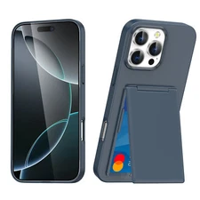 For iPhone 12 13 14 15 16 Pro Max TPU Shockproof Heavy Duty Case with Card Slot