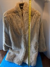 Vintage Usa Made 1980s Faux Fur Jordache Coat/jacket Size 13/14 As-is